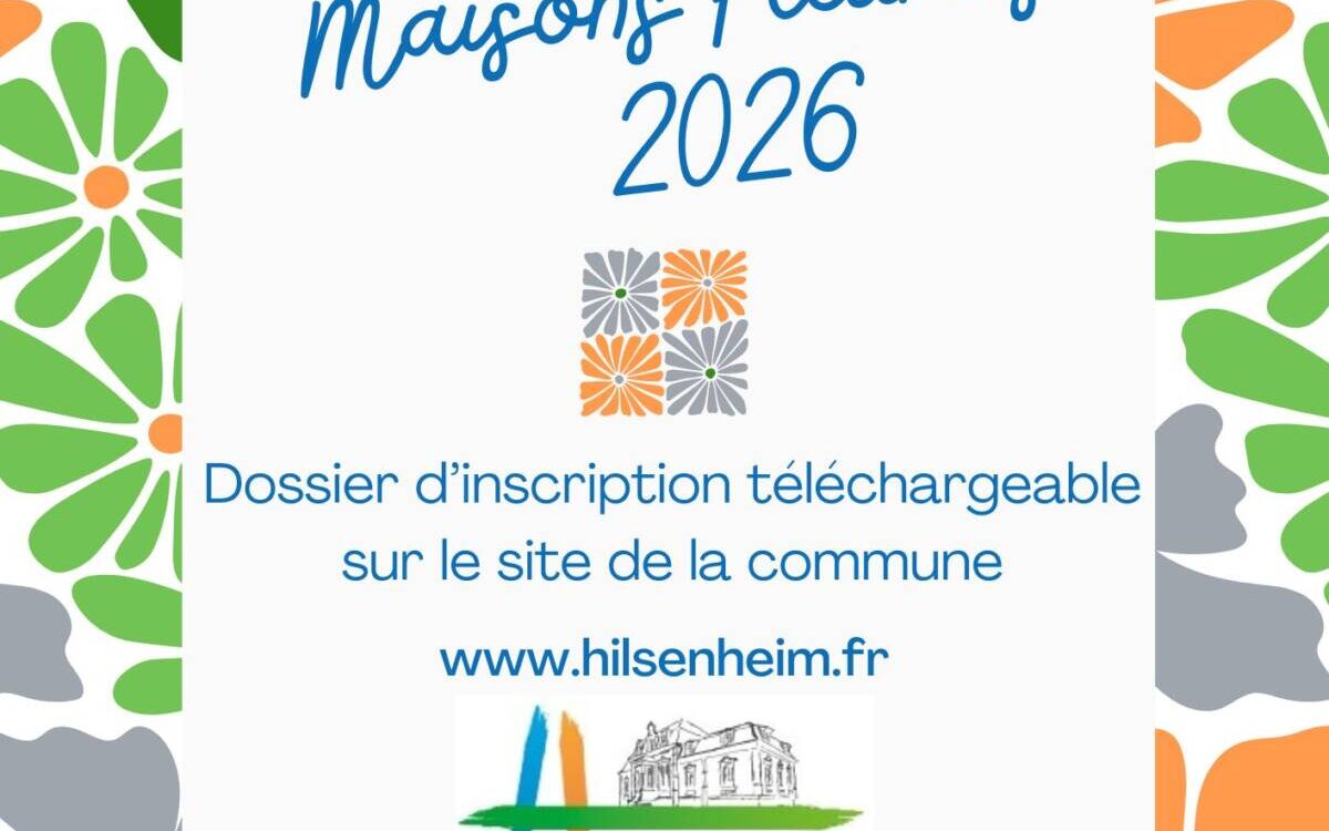 CONCOURS DES MAISONS FLEURIES 2026 Molsheim
